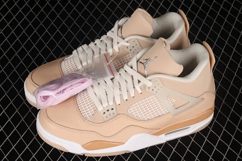 All categories Air Jordan Jordan series basketball shoes Air Jordan 4 foreign trade version Air Jordan 4 Retro "Shimmer" AJ4 Joe 4 Khaki light color DJ0675-200